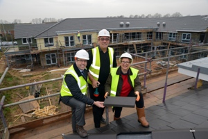 Caring Homes celebrates â€˜topping outâ€™ of newest facility